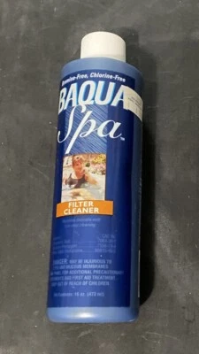 NOS Sealed Baqua Spa Filter Cleaner 16 oz - Image 1 of 3
