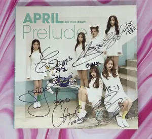 Signed April Prelude 3rd Mini Album Autographed All Members with Photocards - Picture 1 of 16
