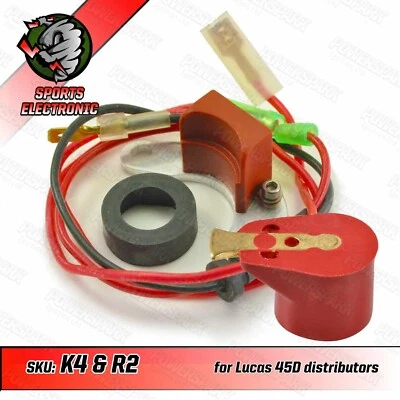 45D 43D 59D Powerspark Electronic Ignition Kit comes complete with Red Rotor arm - Image 1 of 4