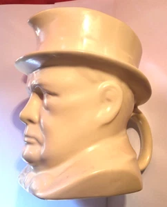 J & G Meakin Large Cream Winston Churchill Character Jug 1941 by Frank A Potts - Picture 1 of 5