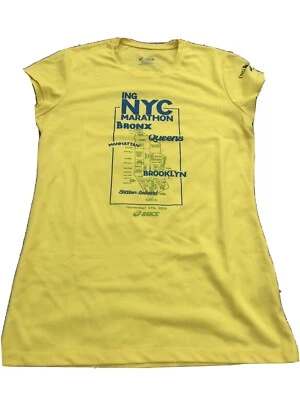Camisa de correr para mujer asics 2012 NYC pequeña excelente estado Foto 1 de 4