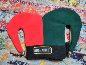 Bushmills Irish Whiskey Mardi Gras Jester Hat Christmas Costume Fairs - Picture 1 of 6