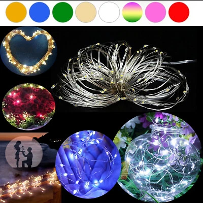5M 10M LED String Copper Wire Fairy Lights Battery USB 12V Xmas Party Decor Lamp - Image 1 of 4