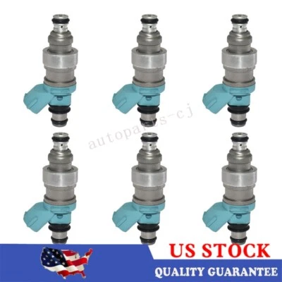 6Pcs Fuel Injectors 23250-20010 For Toyota Avalon 3.0L 1995-1999 Camry Lexus — 第 1/4 张图片