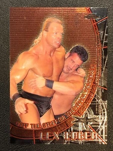 Lex Luger Buff Bagwell 1999 Topps Chrome WCW Wrestling Embossed 2 Sided Card - Picture 1 of 2