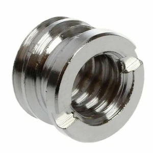 Camera 1/4" 3/8" Tripod Monopod Screw Adapter Converter to Holder Light Mount - Picture 1 of 4