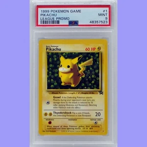 Pokemon Ivy Pikachu #1 Black Star League Promo PSA 9 MINT  - Picture 1 of 4