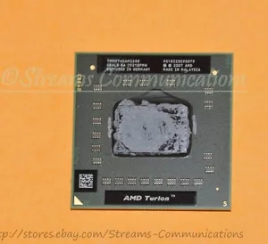 CPU portátil AMD Turion 64x2 2,2 GHz RM-74 para portátil HP Pavilion DV7-1232nr - Imagen 1 de 3