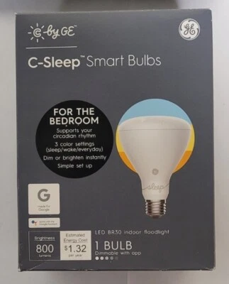 GE BR30 Bluetooth Smart LED Floodlight Bulb Adjustable White 93096311 - Image 1 of 4