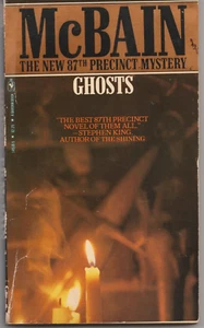 Ghosts Ed McBain Paperback 1981 Bantam Thriller Horror mystery ak - Imagen 1 de 11