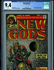New Gods #1 CGC 9.4 NM 1971 Jack Kirby Comic 1st Orion Lightray Amricons K23