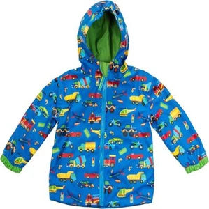 Abrigo de lluvia Stephen Joseph para niños con estampado pequeño, transporte, 5/6, ropa exterior - Imagen 1 de 1