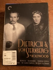 Dietrich & Von Sternberg in Hollywood Criterion Collection DVD Set NEW SEALED - Picture 1 of 4