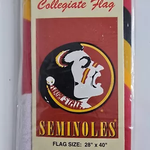 Florida State University Seminoles Collegiate Flag Banner NEW 28" x 40" NCAA - Picture 1 of 4