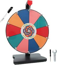 Whirl of Fun Spinning Prize Wheel 12 Inch-tabletop With Stand 10 Color Slots ...
