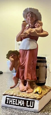 THELMA LU McCormick Distilling Co. Decanter Americana Porcelain Vintage 1981 - Image 1 of 4