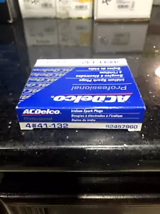 NEW REAL GM ACDelco Iridium Spark Plugs 4-Pack 41-132 92457960 - Picture 1 of 2