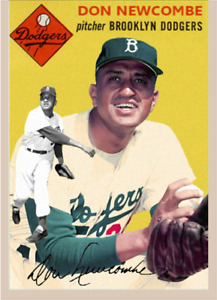 DON NEWCOMBE 1954 STYLE CUSTOM ART CARD B### BUY 5 GET 1 FREE ### or 30% OFF 12 