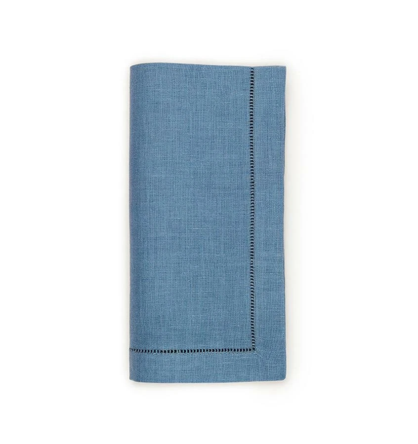 Sferra фестиваль ужин салфетки Cadet синий льняной набор из 4 - Изображение 1 из 1