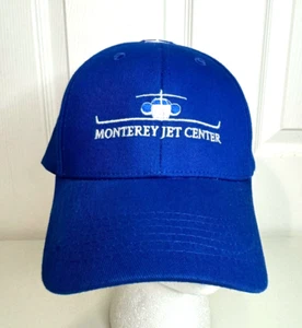 Monterey Jet Center Blue L/XL hat AVFUEL FBO CA Flyboys Jet Private airline - Picture 1 of 7