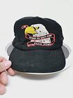 Vintage The Right To Bear Arms Trucker Mesh Snapback Hat 80s USA Made Eagle Used