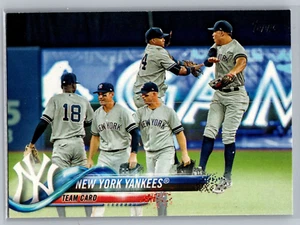 2018 Topps New York Yankees Teamkarte Aaron Judge #286 NrMT - Bild 1 von 2