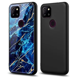 For T-Mobile REVVL 4/Revvl 4+/5G Ultra Slim Marble Protector Phone Cover - Picture 1 of 35