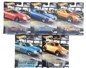 2020 Hot Wheels Premium " Cruise Boulevard" Complete 5 Car Set MOC !!! - Picture 1 of 1