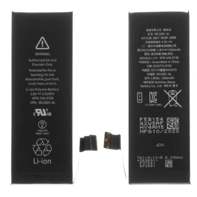 Batería de iones de litio Apple 616-0718 para iPhone 5S repuesto interno 1560 mAh OEM Foto 1 de 4