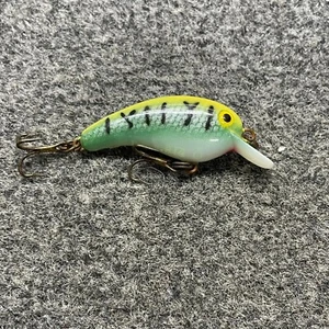 Cotton Cordel Big O 7600 Vintage Crankbait Fishing Lure - 7686 Yellow Crawdad 86 - Picture 1 of 7