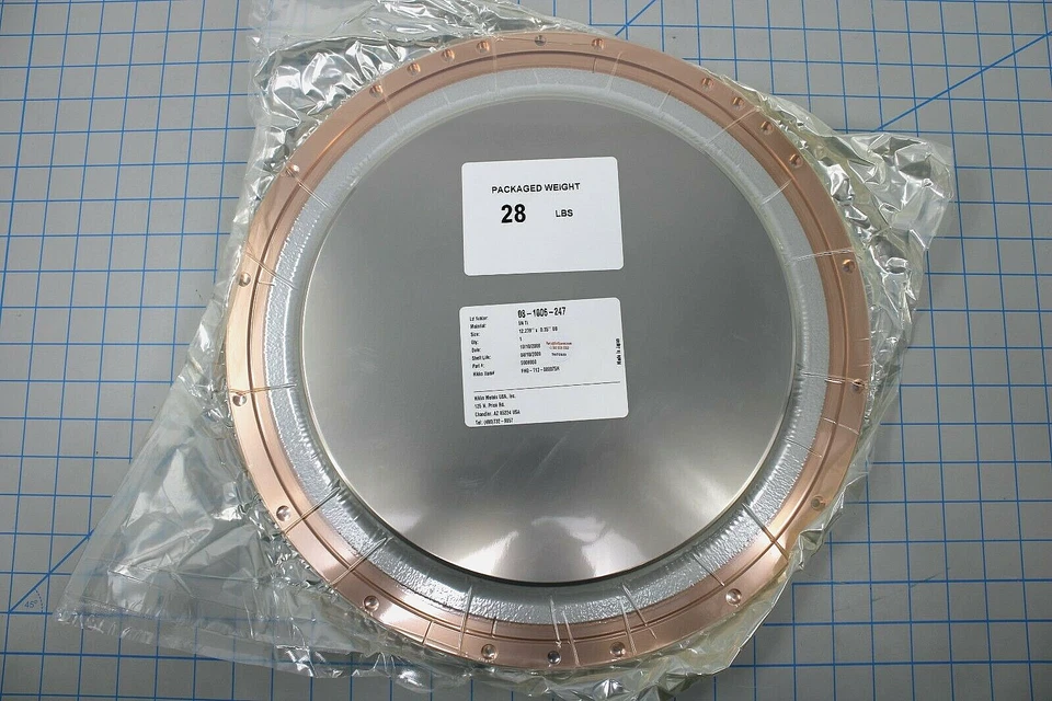 FNQ-T13-000075H / NIKKO TI SIP 目标,AMAT 0190-02397 / NIKKO 金属 — 第 1/4 张图片