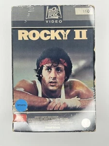 1st Release Rocky II 1979 VHS Rare 82' CBS Fox Video Side Slide Drawer Sealed - Picture 1 of 4