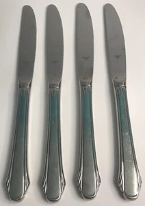 Gorham CALAIS GLOSSY Coltelli da Pranzo Coltello Posate Inox Set di 4 (A) - Foto 1 di 24