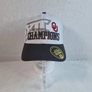 Oklahoma Sooners Top of the World 2019 Big 12 Football Champions Locker Room Hat - Picture 1 of 7