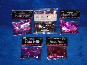 New in Package Party Decoration Confetti Heart Variety Lot 1 - Picture 1 of 3