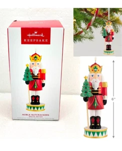 New Hallmark Special Edition Porcelain Christmas Ornament 2023 Noble Nutcracker - Picture 1 of 1
