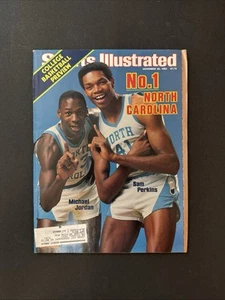 Michael Jordan/Sam Perkins November 28, 1983 Sports Illustrated UNC FIRST COVER - Picture 1 of 8