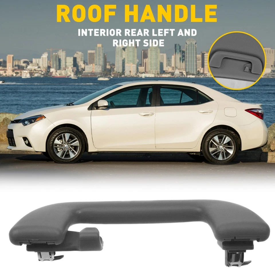 Manija de tirar del techo interior del techo del auto Highlander para Toyota 2008-2017 Yaris 2007-15 Foto 1 de 4