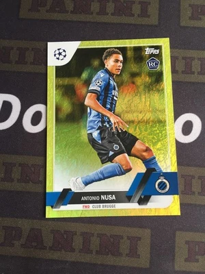 2022-23 Topps Jade Edition Antonio Nusa Rookie RC Gold 20/50 RB Leipzig Norway - Image 1 of 2