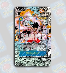Luffy OP11 Gear 4 Manga | Extended Art Display Case for One Piece Card - Picture 1 of 8