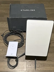 Zestaw anteny satelitarnej Starlink V2 z routerem - GOTOWY DO TRANSFERU *USZKODZENIE ANTENY* - Zdjęcie 1 z 5