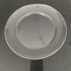 Vintage Arcoroc France 8" Clear Glass Plate Salad Dessert in VGC - Picture 1 of 5