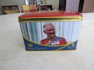 NEW Sealed ENGLISH TEAS KING CHARLES III English Breakfast Tea 40 Bags w Tin - Picture 1 of 6