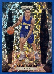 2017-18 Panini Prizm Fast Break Kyle Kuzma RC Rookie #283 Lakers Bucks - Picture 1 of 2