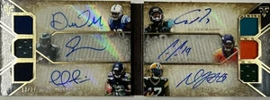 2014 Triple Threads Six Auto Relic Booklet Moncrief Davante Adams /27 - Picture 1 of 4