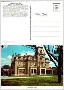 Chateau-Sur-Mer Mansion Newport RI Postcard Hopf Chromo 1950s-90s - Picture 1 of 1