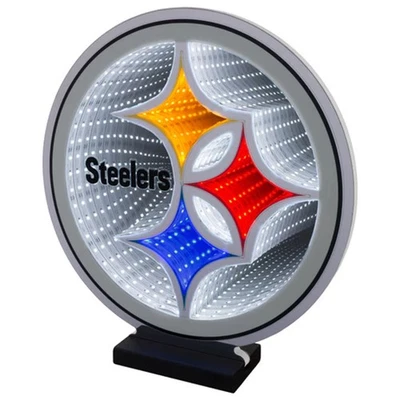 Pittsburgh Steelers NFL 3D LED Infinity Logo Light 13" H - Image 1 of 4
