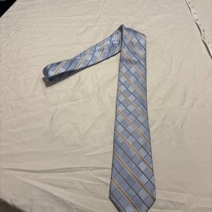 Corbata Michael Kors para hombre mezcla de seda - patrón a cuadros azules, usada - Imagen 1 de 5