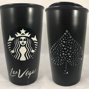 Starbucks Las Vegas Swarovski Black Tumbler 2015 Limited Edition NEW!!! - Picture 1 of 4
