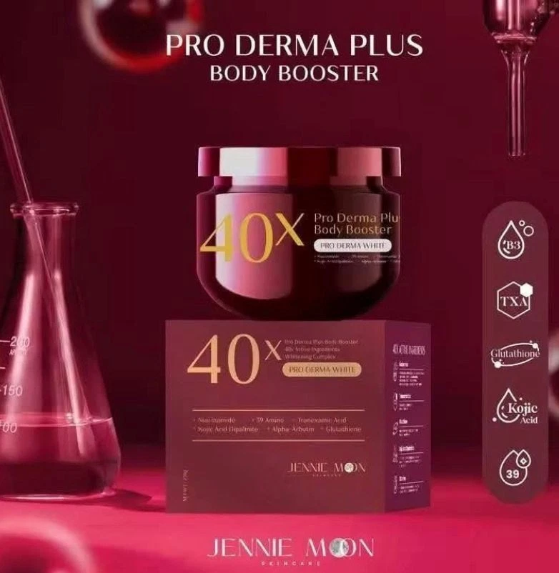 JENNIE MOON 40X Pro Derma Plus Body Booster 250g Brightening Gel